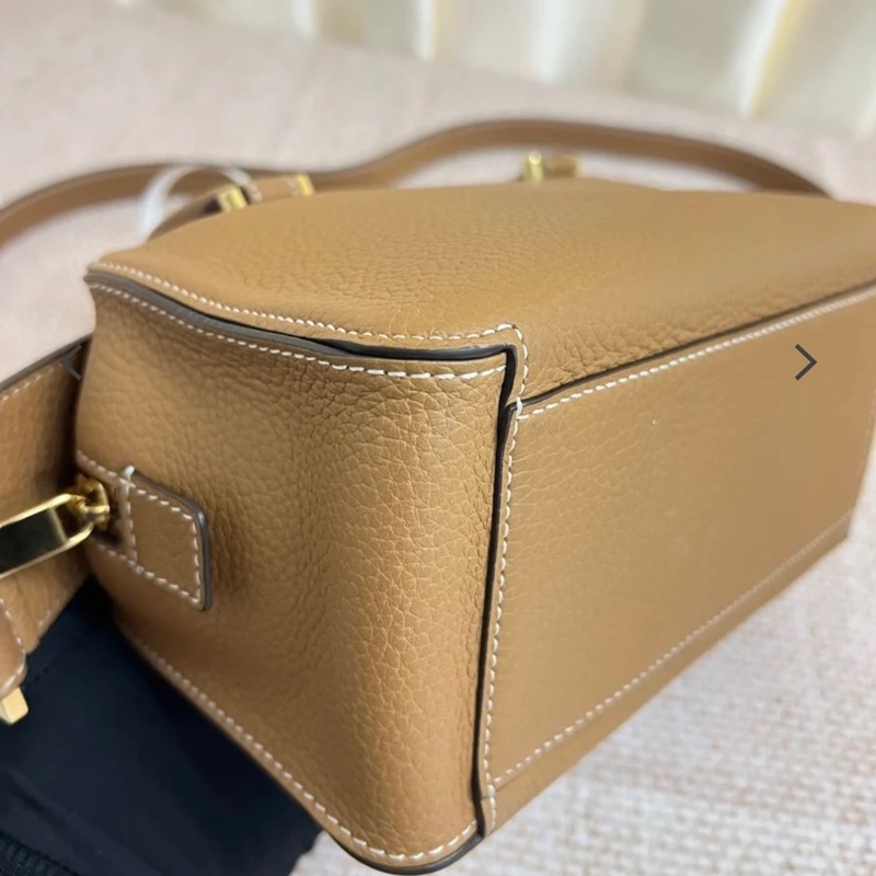 Delvaux Cool Box Mini 奶茶色牛皮-5
