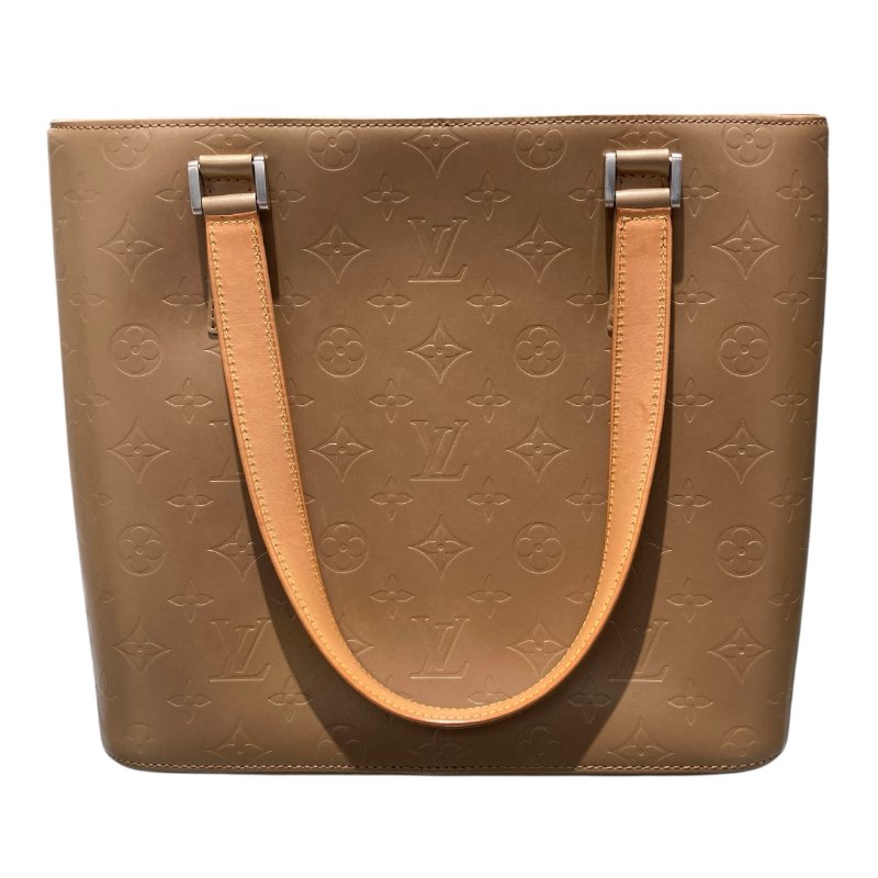 LOUIS VUITTON TOTE BAG 托特包 漆皮 奶茶色-0