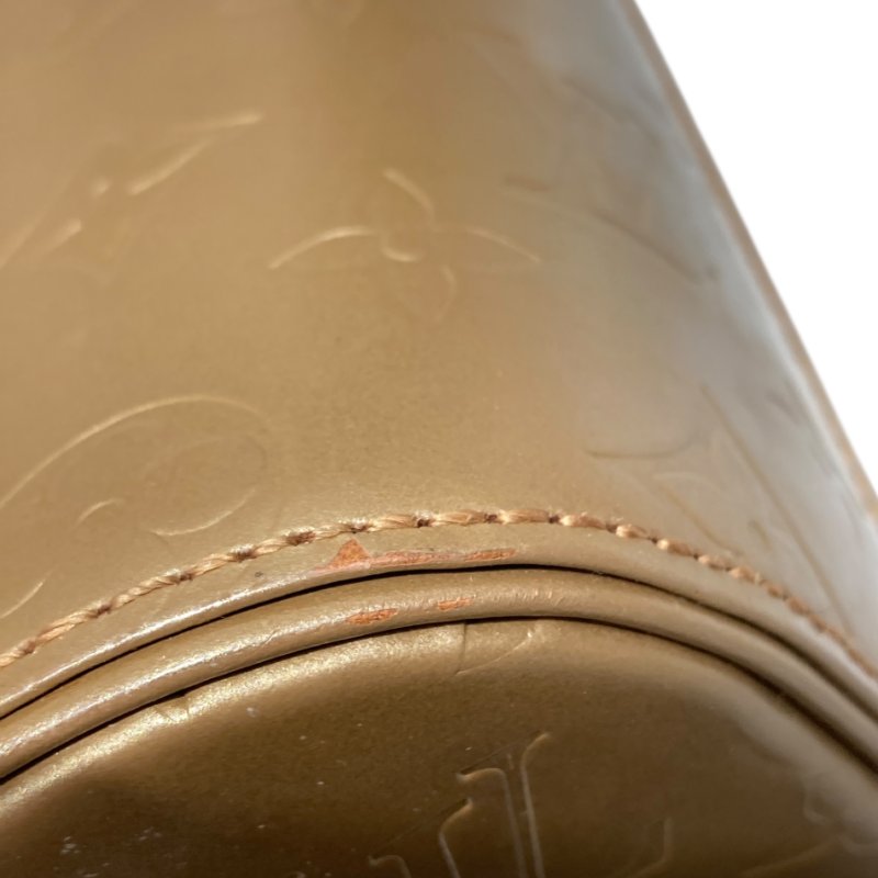 LOUIS VUITTON TOTE BAG 托特包 漆皮 奶茶色-5