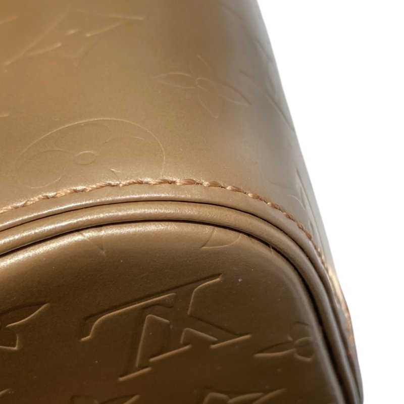 LOUIS VUITTON TOTE BAG 托特包 漆皮 奶茶色-6