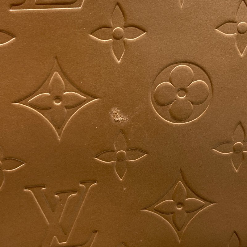 LOUIS VUITTON TOTE BAG 托特包 漆皮 奶茶色-7