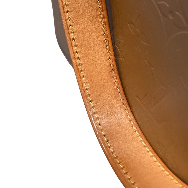 LOUIS VUITTON TOTE BAG 托特包 漆皮 奶茶色-8