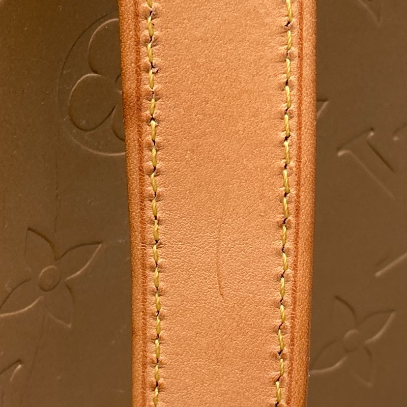 LOUIS VUITTON TOTE BAG 托特包 漆皮 奶茶色-9