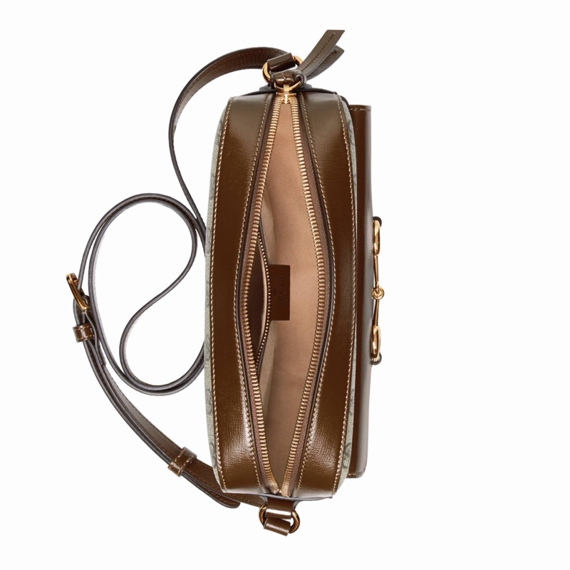 Gucci 女士 馬銜扣1955系列小號肩背包均碼碼小號、22.5 X 6.5 X 17 CM-3
