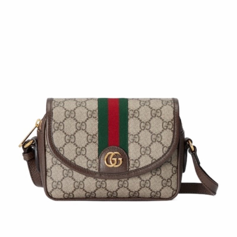 Gucci 女士 OPHIDIA GG 迷你單肩包均碼碼MINI、19cm*5cm*13cm-0