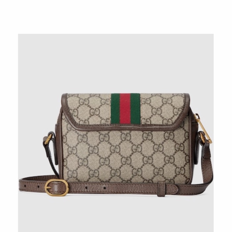 Gucci 女士 OPHIDIA GG 迷你單肩包均碼碼MINI、19cm*5cm*13cm-2