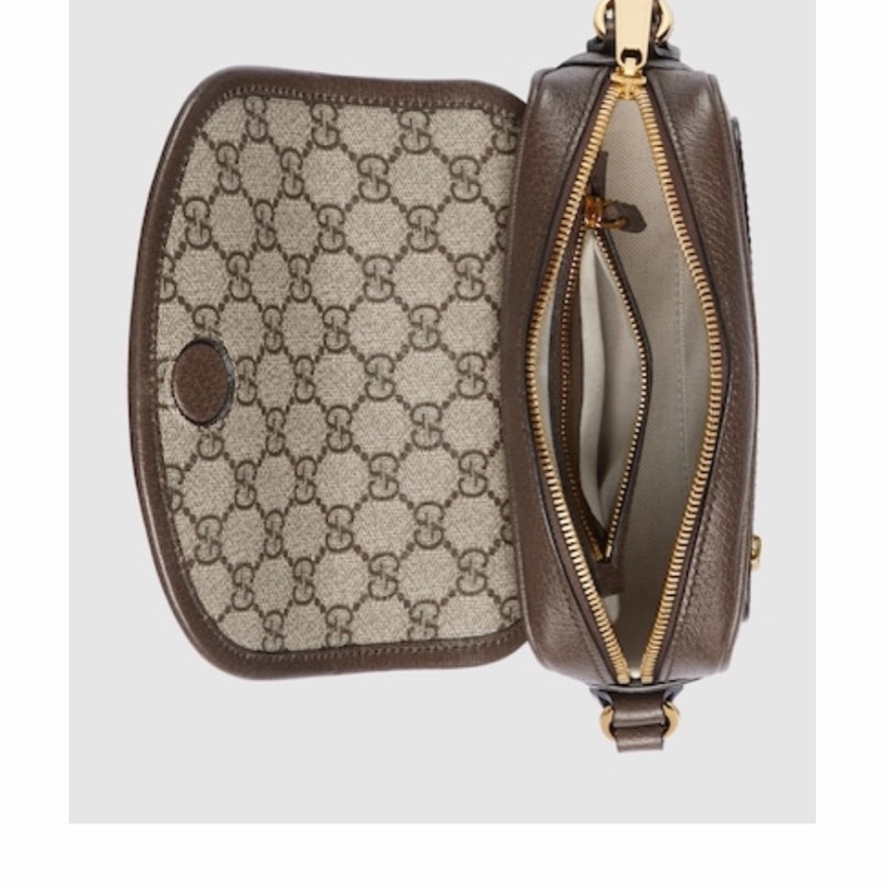 Gucci 女士 OPHIDIA GG 迷你單肩包均碼碼MINI、19cm*5cm*13cm-5