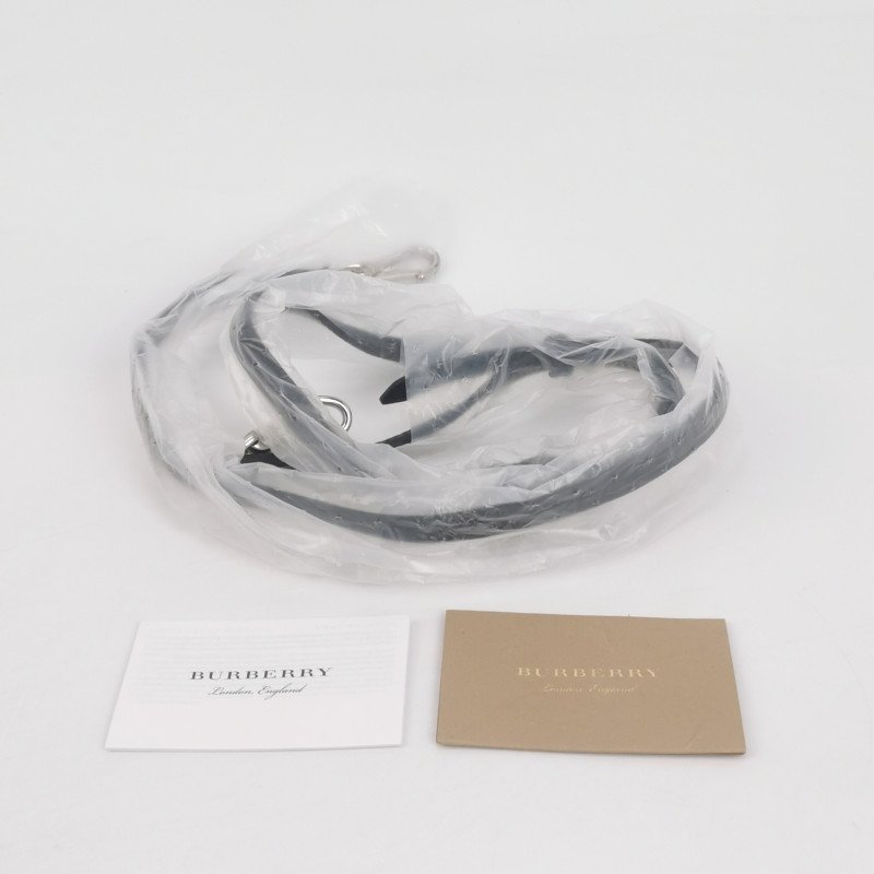 Burberry The Banner班納迷你牛皮流蘇字母Logo雙搭扣斜挎包單肩包-8