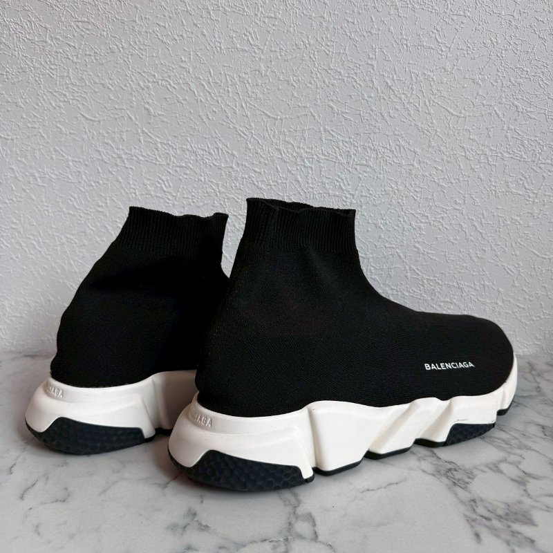 🎉練舞必備 明星同款 Balenciaga 黑色針織襪套運動鞋-1