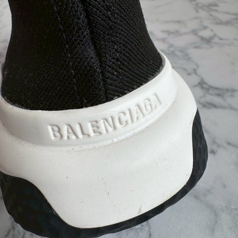 🎉練舞必備 明星同款 Balenciaga 黑色針織襪套運動鞋-6
