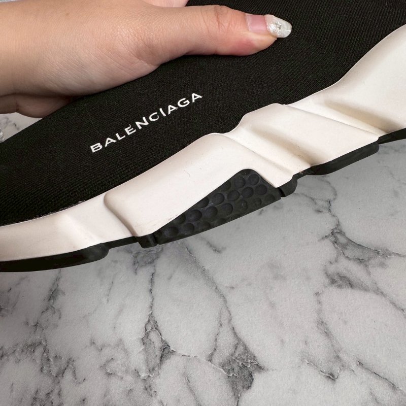 🎉練舞必備 明星同款 Balenciaga 黑色針織襪套運動鞋-8