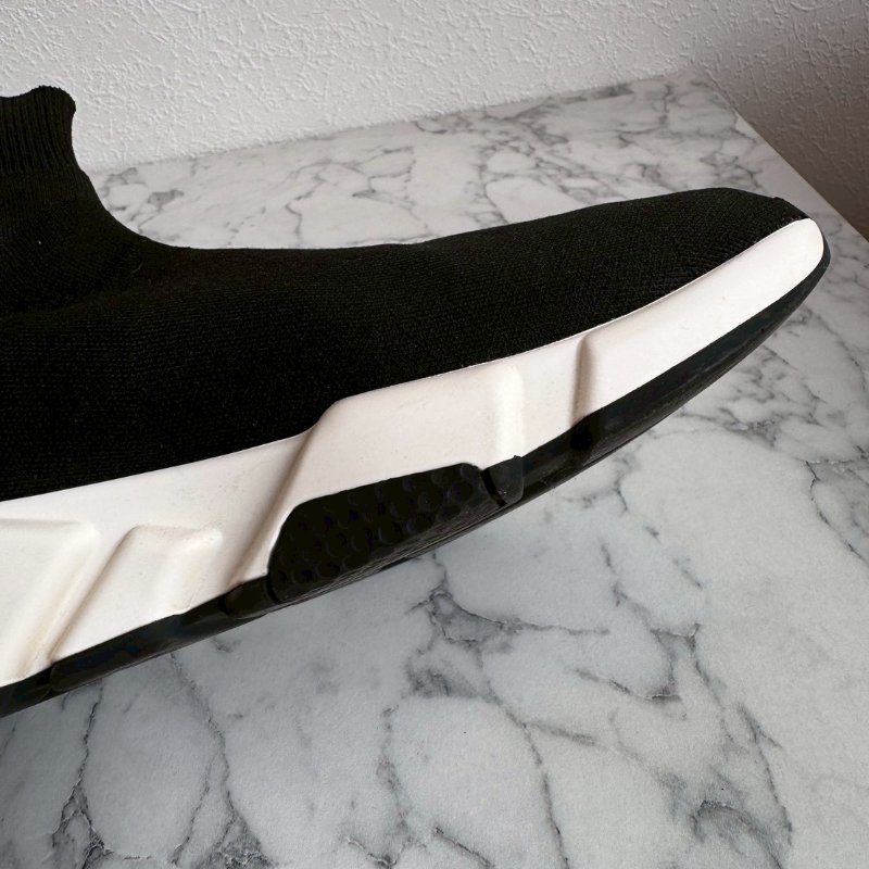 🎉練舞必備 明星同款 Balenciaga 黑色針織襪套運動鞋-11