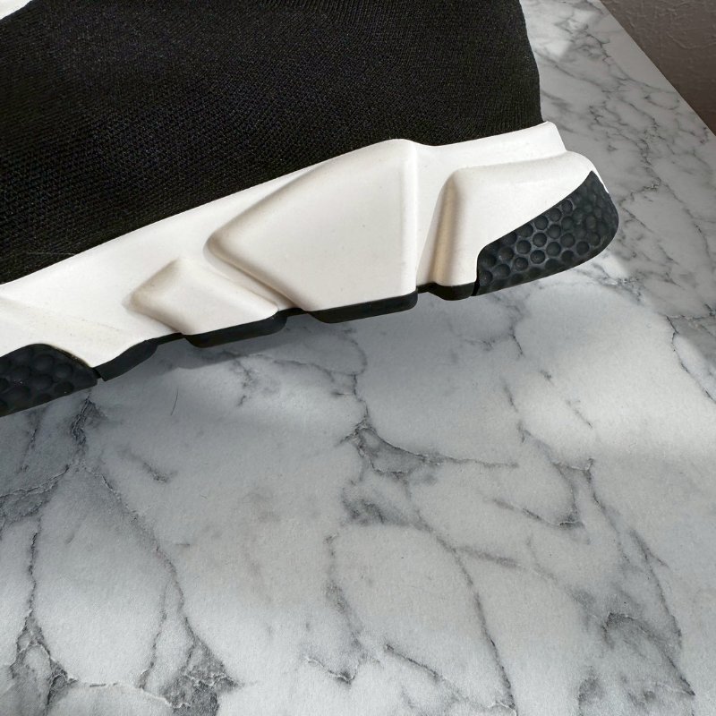 🎉練舞必備 明星同款 Balenciaga 黑色針織襪套運動鞋-17