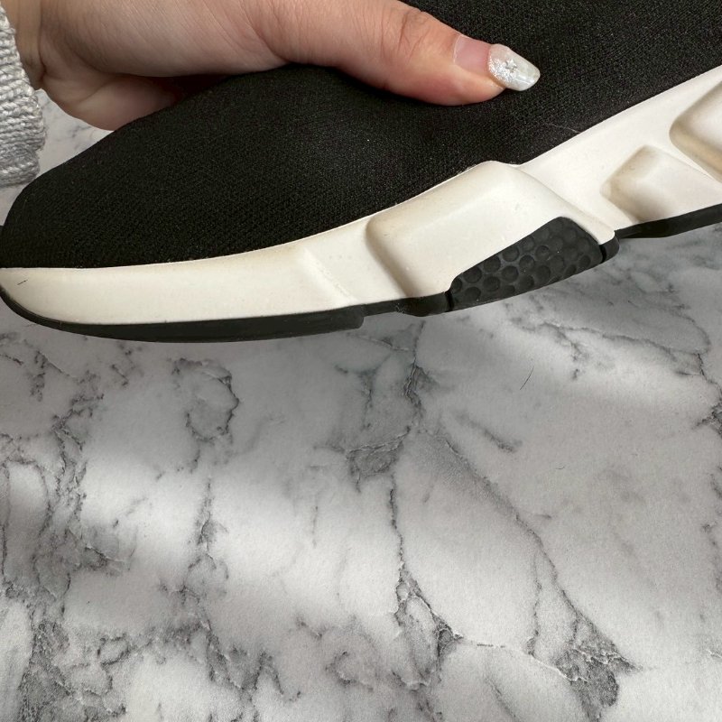 🎉練舞必備 明星同款 Balenciaga 黑色針織襪套運動鞋-18