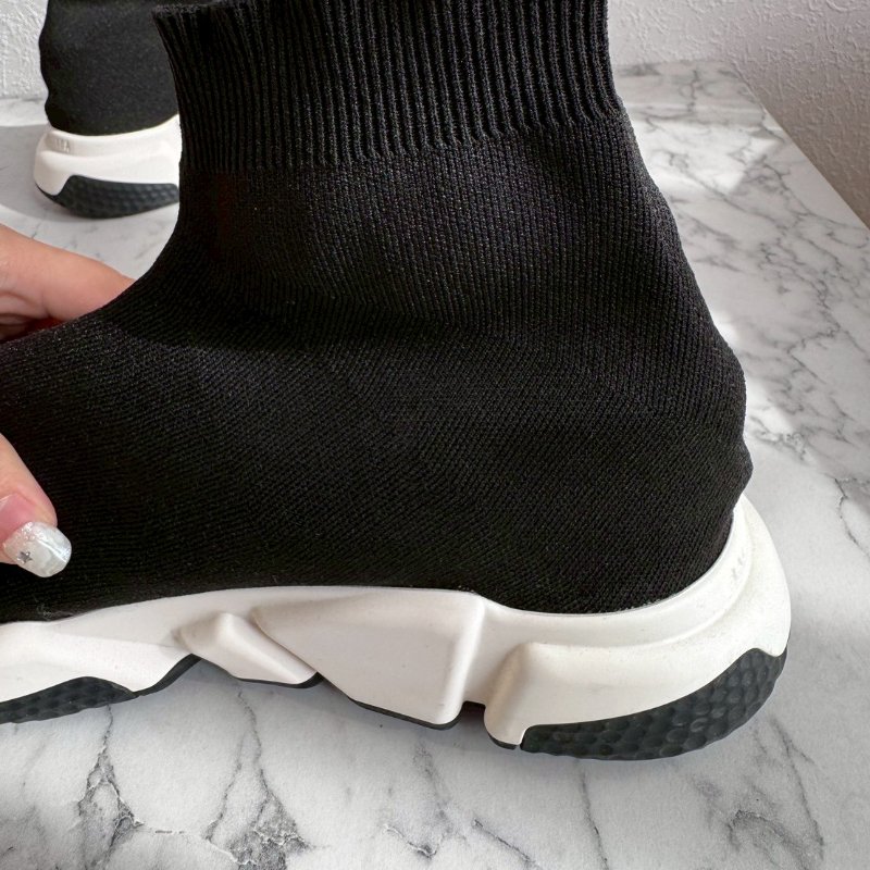 🎉練舞必備 明星同款 Balenciaga 黑色針織襪套運動鞋-19