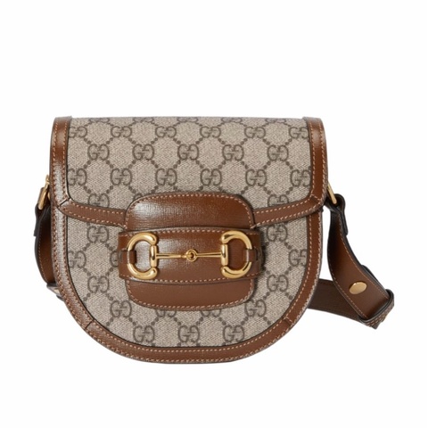 Gucci 女士 HORSEBIT 1955 馬銜扣迷你單肩包均碼碼MINI、18.5cm*7.5cm*17cm ¥