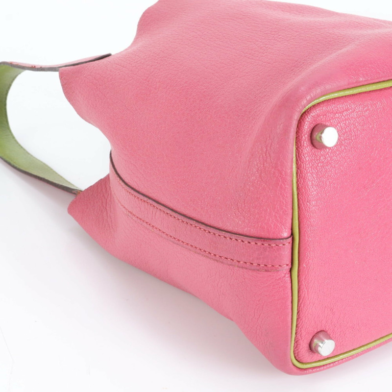 愛馬仕 Hermès Picotin PM 粉紅色女士真皮手提包，帶 J 字印記-5