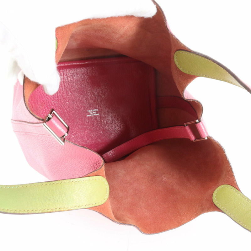 愛馬仕 Hermès Picotin PM 粉紅色女士真皮手提包，帶 J 字印記-6