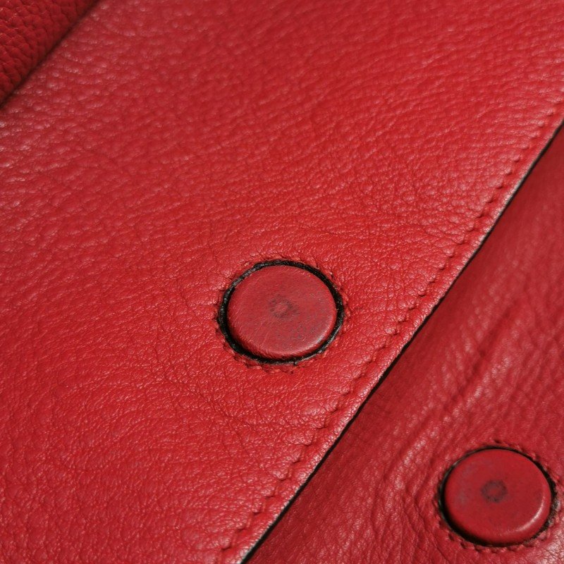 Prada Double中號牛皮純色三角徽標斜挎包單肩包-11