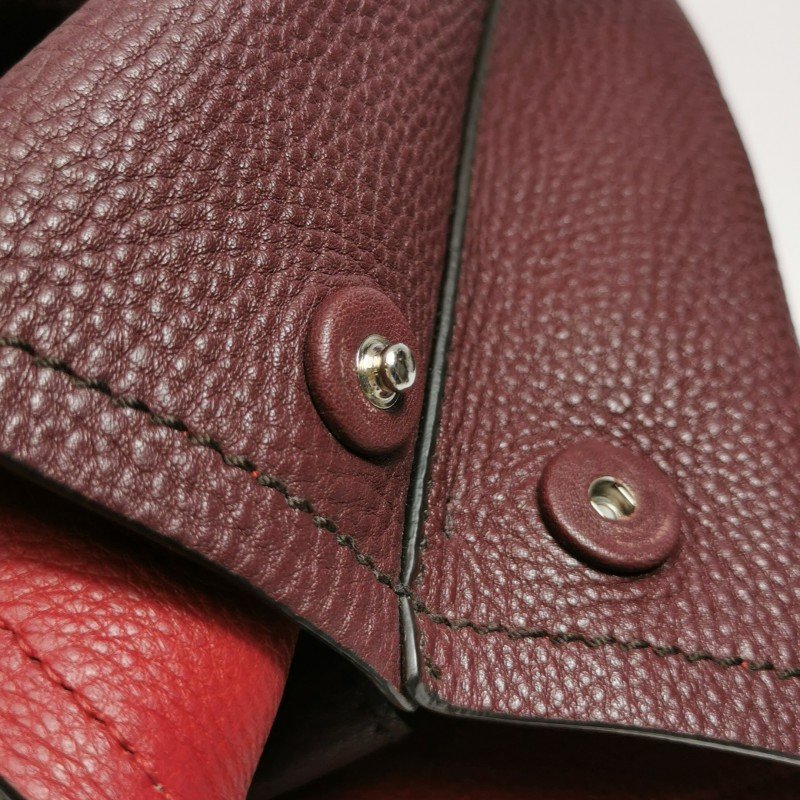 Prada Double中號牛皮純色三角徽標斜挎包單肩包-13