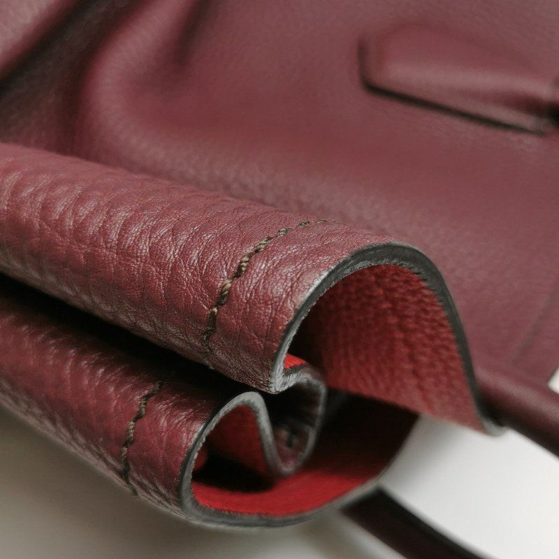 Prada Double中號牛皮純色三角徽標斜挎包單肩包-15