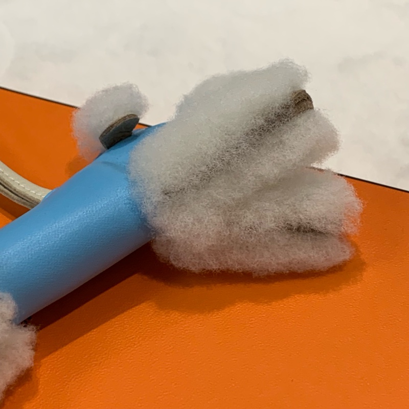 🫧full set有正單 超可愛25年Hermes Budy糖果藍色掛件-3