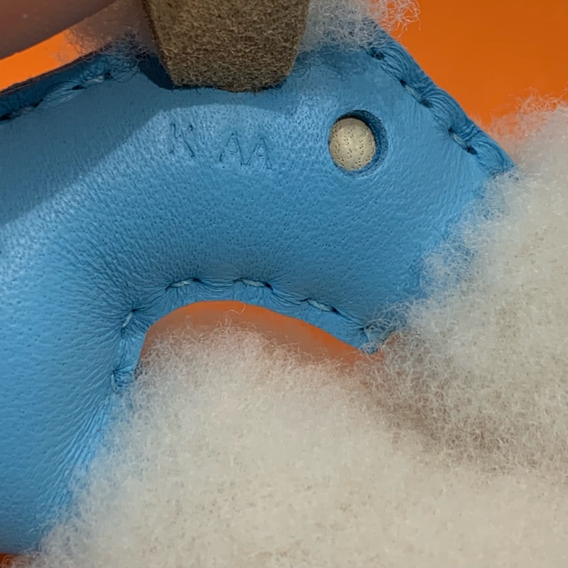 🫧full set有正單 超可愛25年Hermes Budy糖果藍色掛件-6