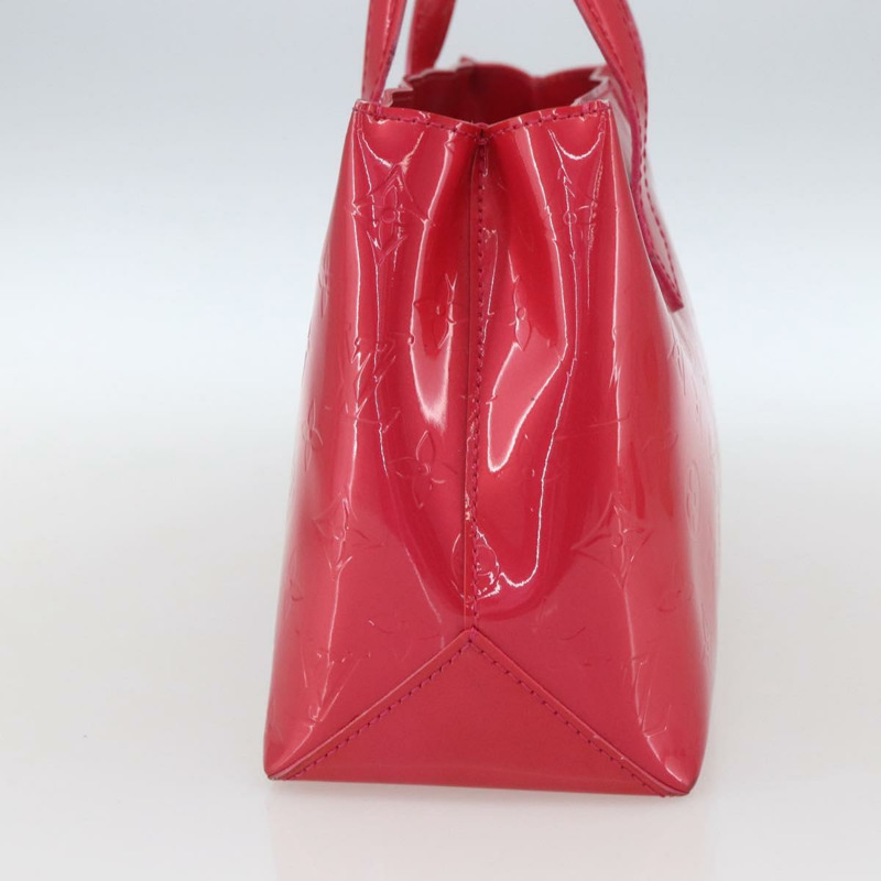 【日本直送】路易威登 Monogram Vernis Wilshire PM 手提包 玫瑰粉 M93643 正品 ki6328-3