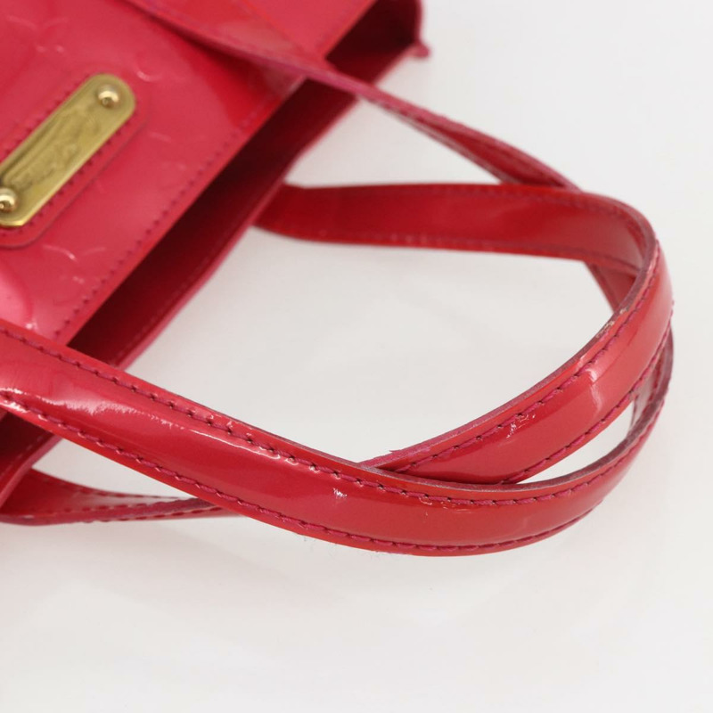 【日本直送】路易威登 Monogram Vernis Wilshire PM 手提包 玫瑰粉 M93643 正品 ki6328-6
