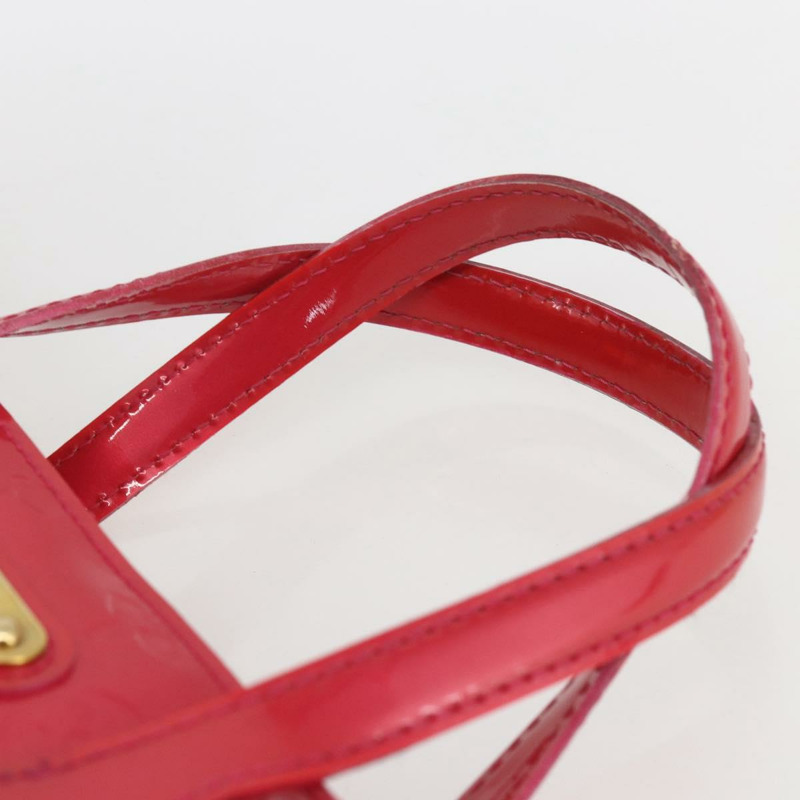 【日本直送】路易威登 Monogram Vernis Wilshire PM 手提包 玫瑰粉 M93643 正品 ki6328-7