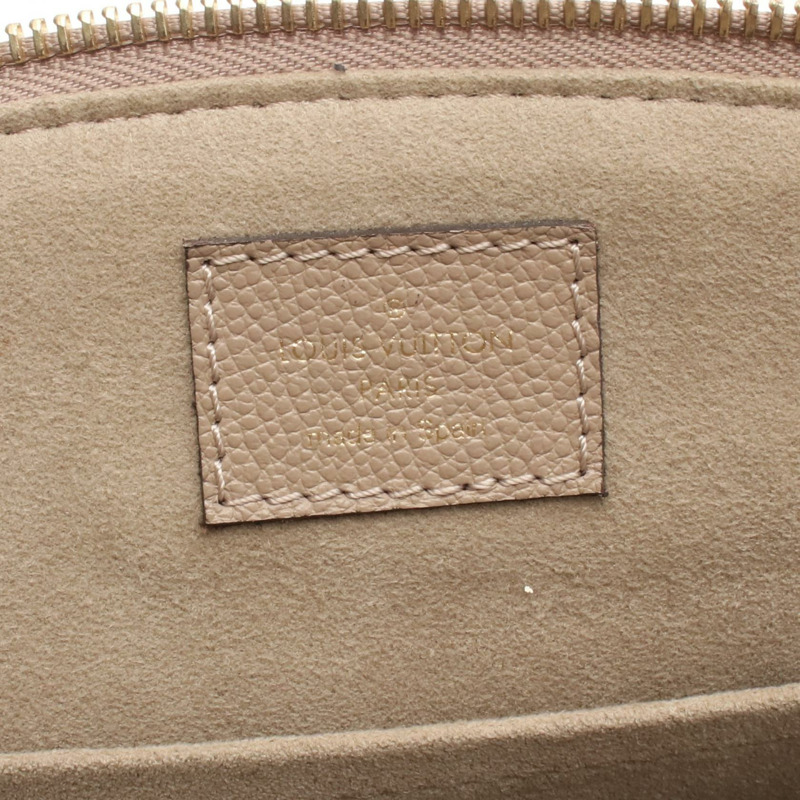 路易威登 Petit Palais PM 斜背包手提包 M58914 Monogram empreinte 米色-3