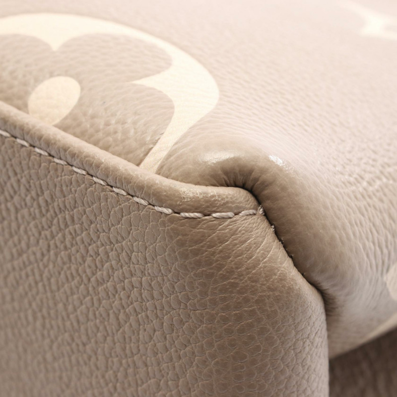 路易威登 Petit Palais PM 斜背包手提包 M58914 Monogram empreinte 米色-4