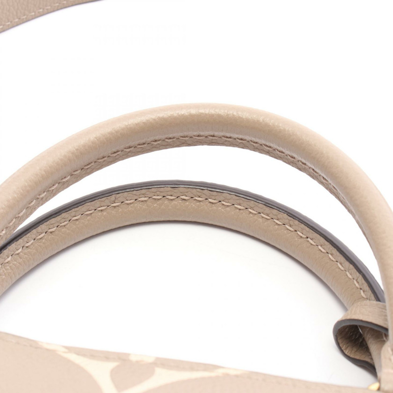 路易威登 Petit Palais PM 斜背包手提包 M58914 Monogram empreinte 米色-7