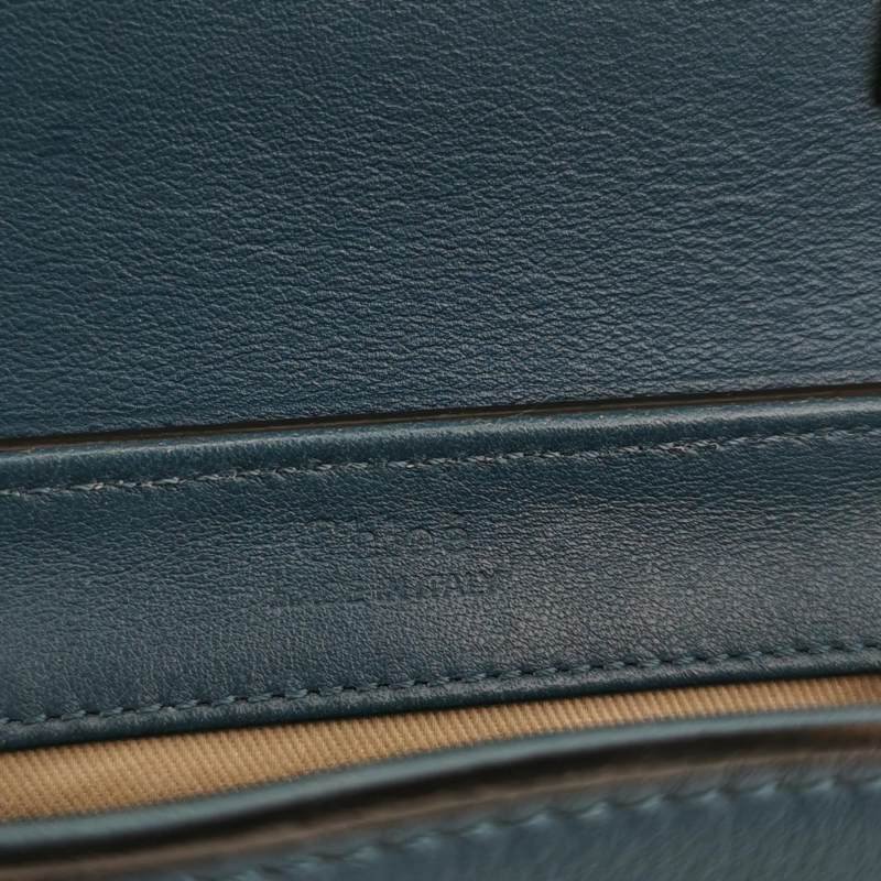 Chloe Chloe C迷你牛皮羊皮拼色字母C徽飾斜挎包-7