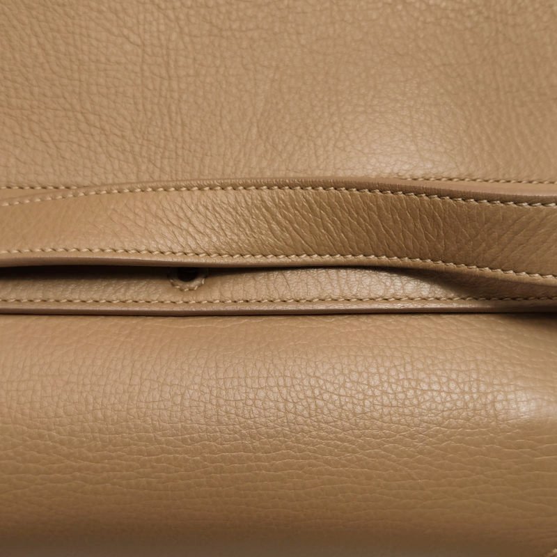 Saint Laurent MuseTwo牛皮帆布純色金屬扣斜挎包單肩包-18