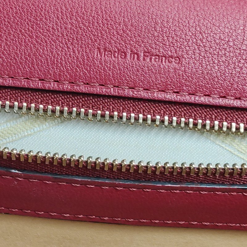 Delvaux Madame牛皮拼色抽取式翻蓋斜挎包單肩包-10