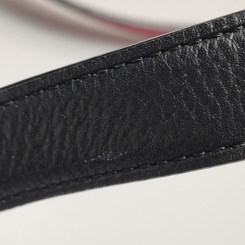 Delvaux Madame牛皮拼色抽取式翻蓋斜挎包單肩包-12