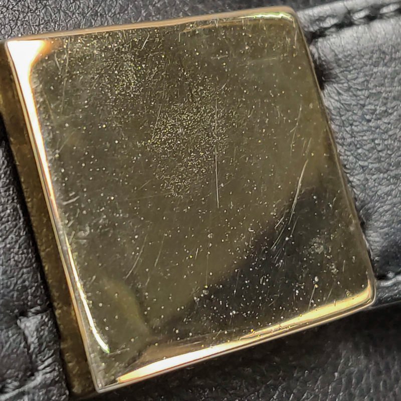 Delvaux Madame牛皮拼色抽取式翻蓋斜挎包單肩包-13