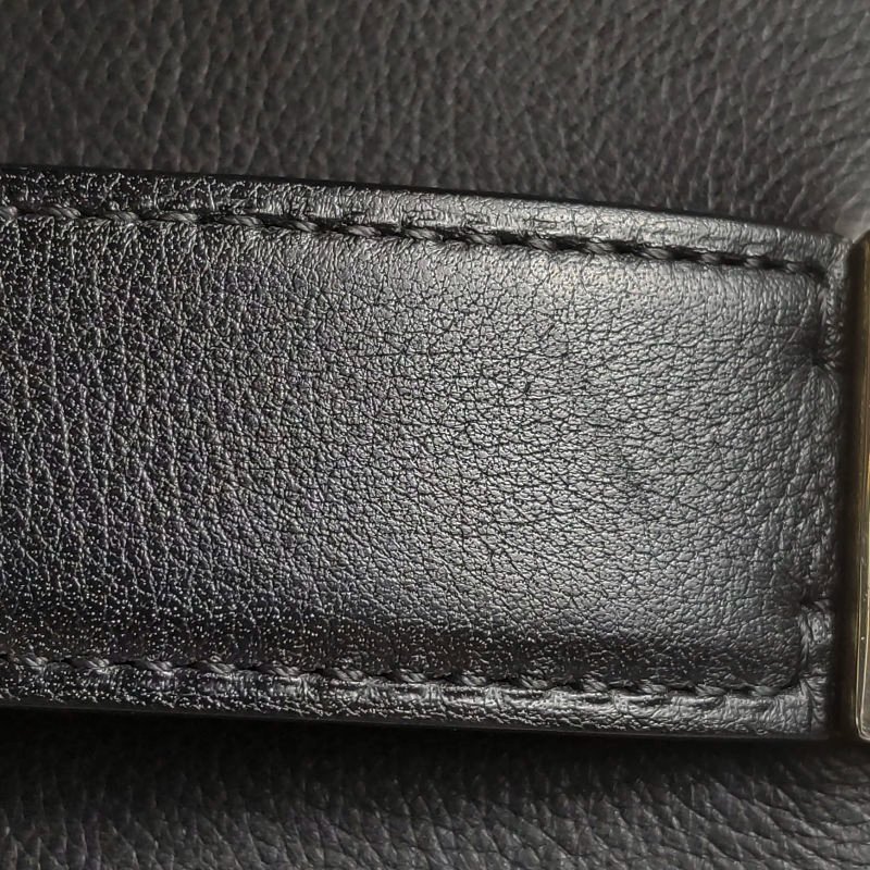 Delvaux Madame牛皮拼色抽取式翻蓋斜挎包單肩包-19