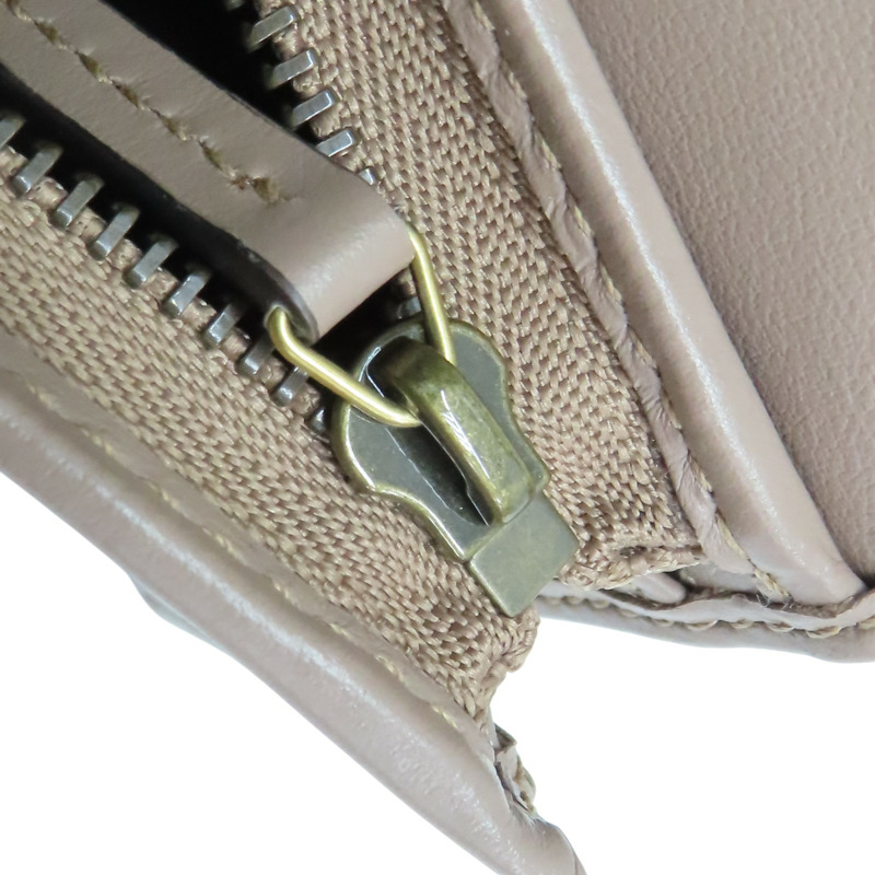 棕色 牛皮 山形紋 扣式 雙折 GG Marmont 短夾 466492【GUCCI 古馳】 466492-11