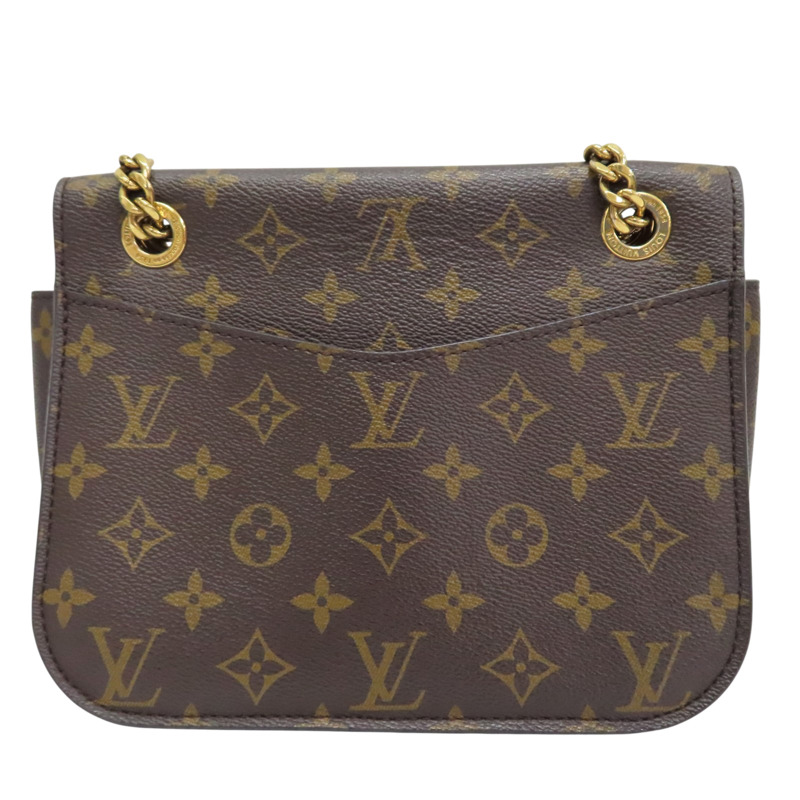 棕色 原花 PVC塗層帆布 肩背包【LOUIS VUITTON LV 路易威登】 M45592-1