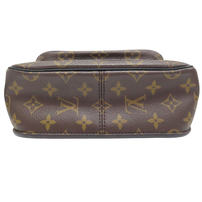 棕色 原花 PVC塗層帆布 肩背包【LOUIS VUITTON LV 路易威登】 M45592-3