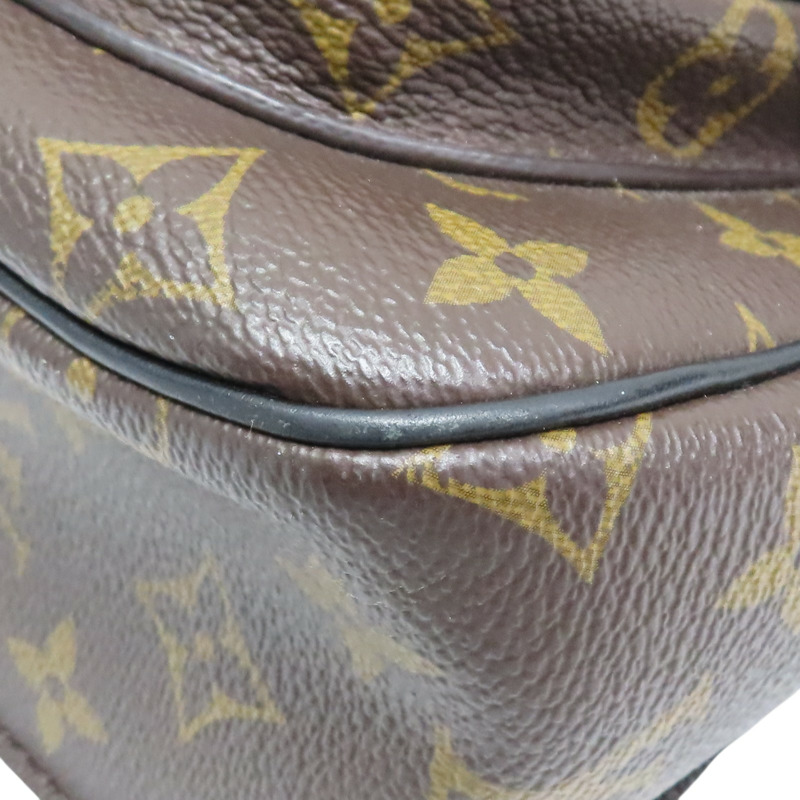棕色 原花 PVC塗層帆布 肩背包【LOUIS VUITTON LV 路易威登】 M45592-9