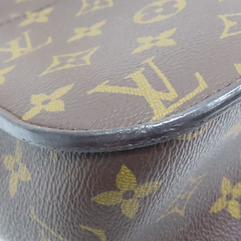 棕色 原花 PVC塗層帆布 肩背包【LOUIS VUITTON LV 路易威登】 M45592-10