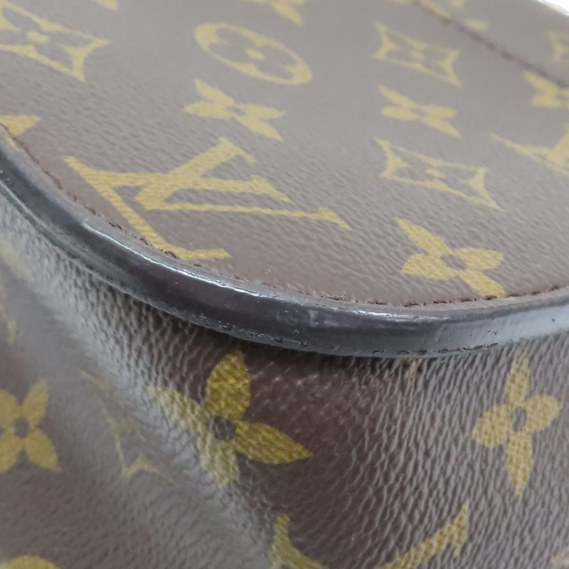 棕色 原花 PVC塗層帆布 肩背包【LOUIS VUITTON LV 路易威登】 M45592-11