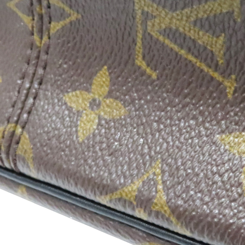 棕色 原花 PVC塗層帆布 肩背包【LOUIS VUITTON LV 路易威登】 M45592-12
