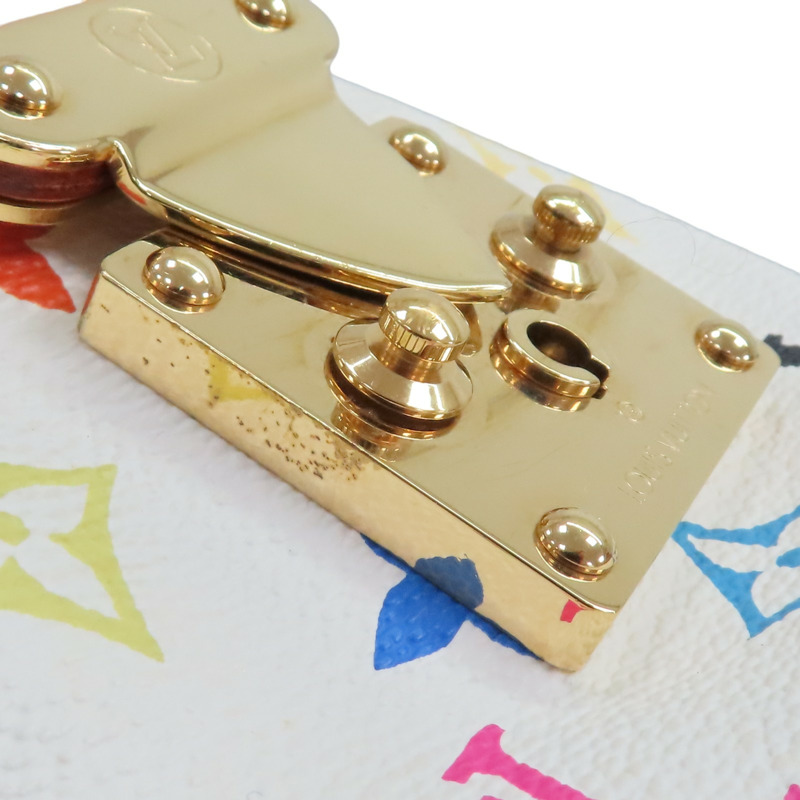 白彩 原花帆布 Speedy 30 波士頓包 手提包【LOUIS VUITTON LV 路易威登】 M92643-13