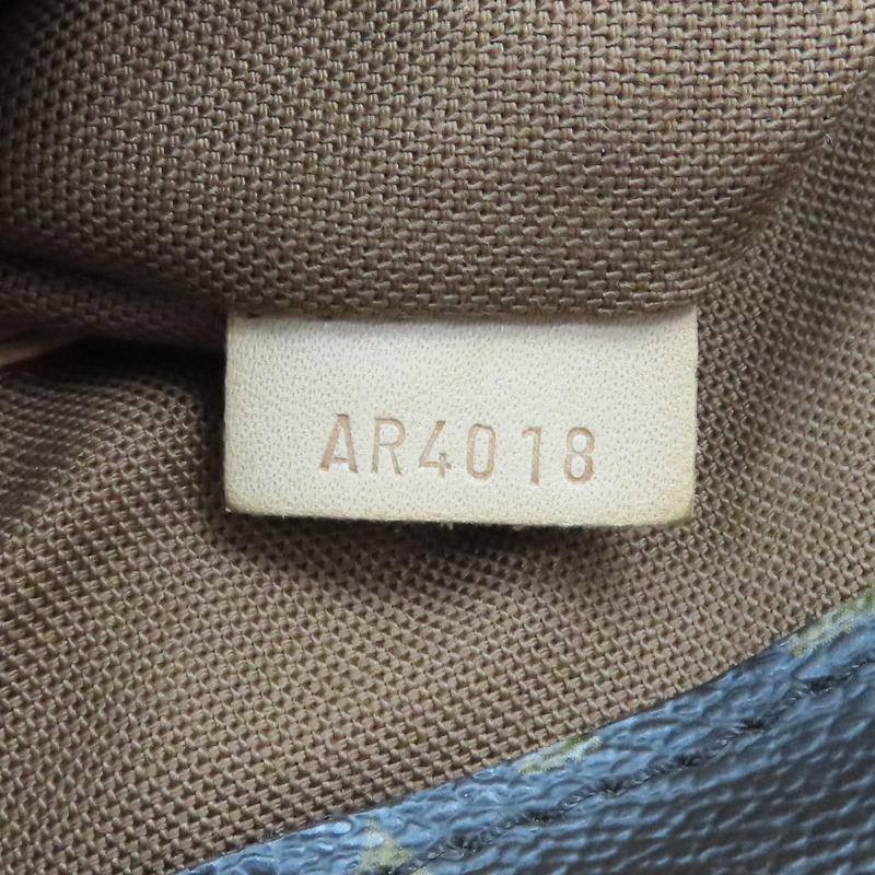 棕色 原花帆布 Cabas Mezzo 肩背包 【LOUIS VUITTON LV 路易威登】 M51151-8