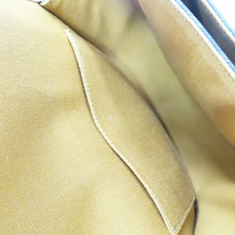 棕色 PV帆布 原花 凱旋門 FOLCO 馬鞍包 肩背包【CELINE 賽琳】 191502BZJ.04LU-4