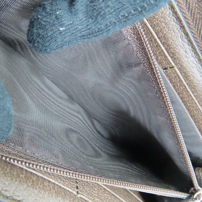 棕色 GG supreme帆布 拉鍊長夾 【GUCCI 古馳】 523154-5